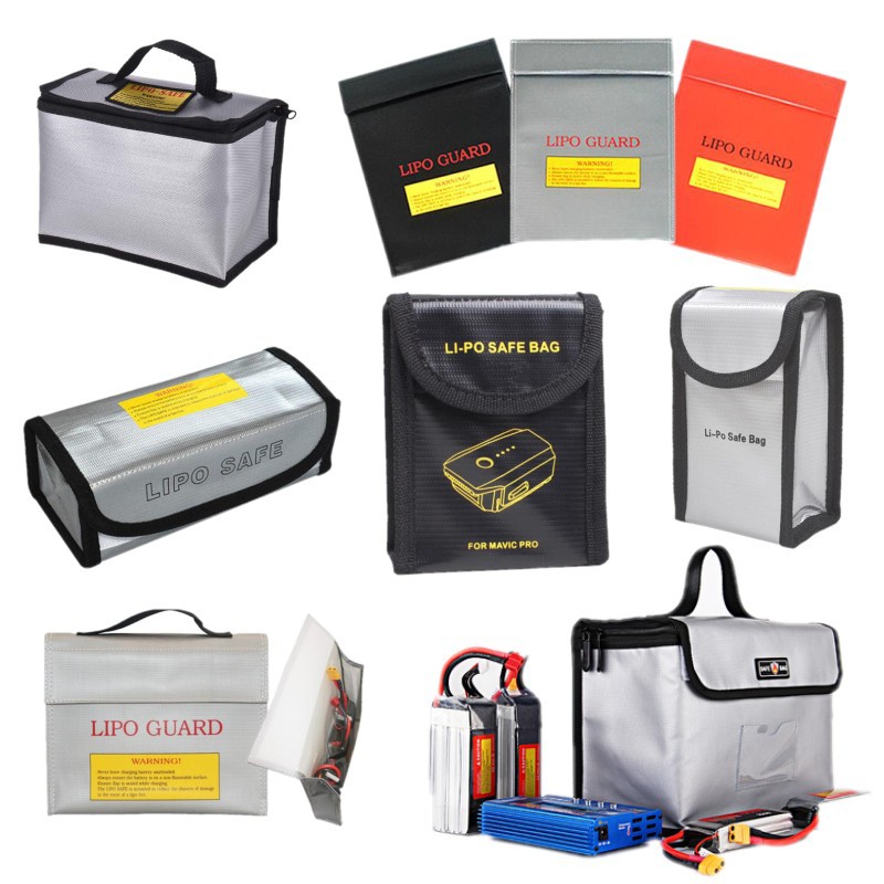 Drone Battery Bag - 耐火、防爆、防水リチウム電池安全バッグ、航空モデルバッテリー、モバイル電源、起動およびストア