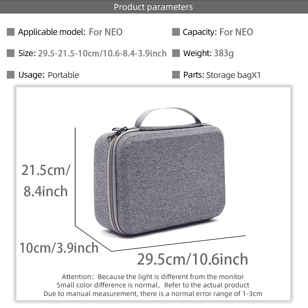 ドローン用アクセサリーの保護ケース、DJI Neoドローン用 - Drone Battery Bag のレビューと価格