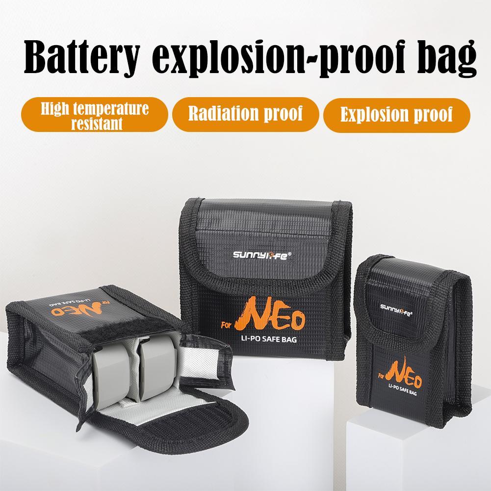 ドローンフライトバッテリーセーフバッグ DJI NEO用保護 - Drone Battery Bag のレビューと価格