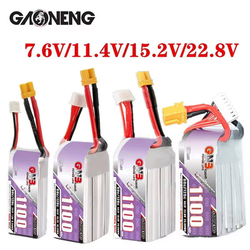 GNB 1100mAh 2S 3S 4S 6S 60C/12 - Drone Battery 3S のレビューと価格