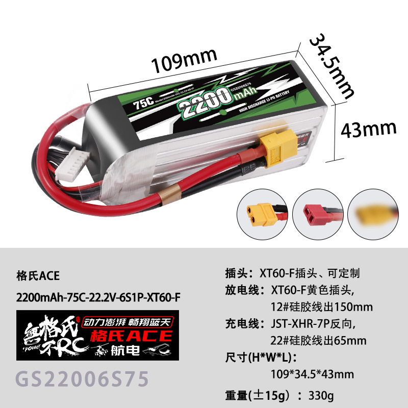 NEW Gens ACE 22.2V リポバッテリー 220 - Drone Battery Lipo のレビューと価格