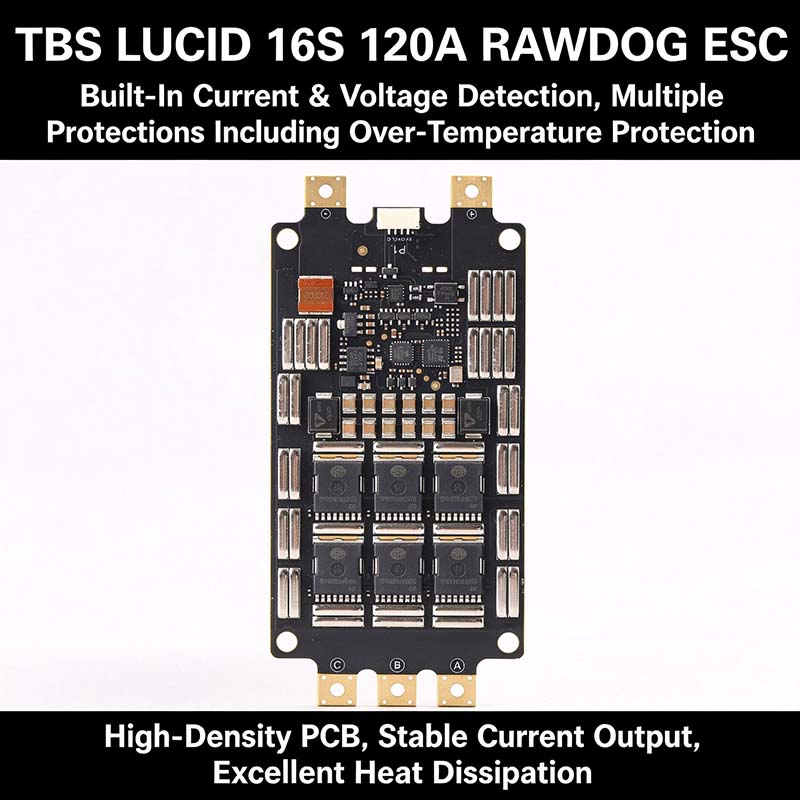 TBS LUCID 16S 120A RAWDOG ESC、 - Drone Battery High Voltage のレビューと価格